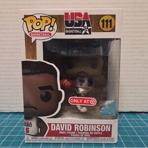 Funko POP Basketball NBA Team USA David Robinson Targer 111 Vinyl Figure